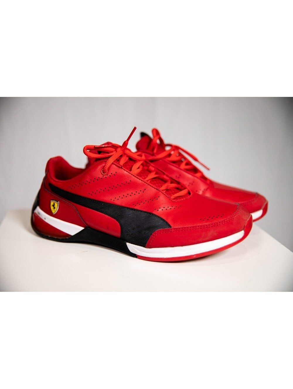 Puma X Scuderia Ferrari "SF Kart Cat III" Red Sneakers Shoes - Men's US 8.5